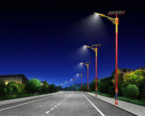 萨迦民族特色路灯